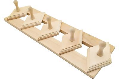 Вешалка "Ромбик" 5 крючков "Бацькина баня" в интернет гипермаркете «Планета Лета». Фото