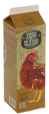 Удобрение Любо-Зелено Куриный помет Pure-Pak 1л в интернет гипермаркете «Планета Лета». Фото