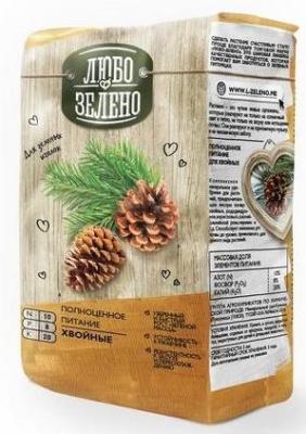 Удобрение Любо-Зелено тукосмесь Хвойные брик 1кг в интернет гипермаркете «Планета Лета». Фото