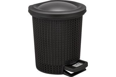 Контейнер для мусора "Ajur" 6 л с педалью венге SV4064ВНГ в интернет гипермаркете «Планета Лета». Фото