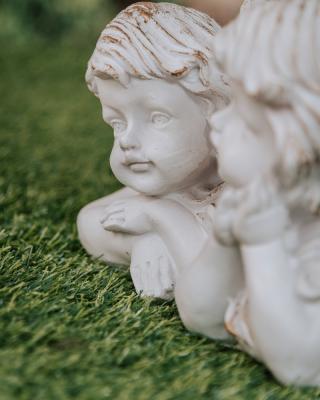 Фигура Ангелы мечтают Н-18см,L-34см ФП306 в интернет гипермаркете «Планета Лета». Фото