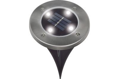 Садовый светильник на солнечной батарее. 4 светодиода. Белый свет.USL-F-171/PT130 INGROUND. TM Uniel в интернет гипермаркете «Планета Лета». Фото