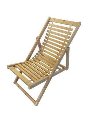 Кресло-шезлонг Альбатрос-2 Ш1 премиум светлое дерево бежевый без м/э в интернет гипермаркете «Планета Лета». Фото