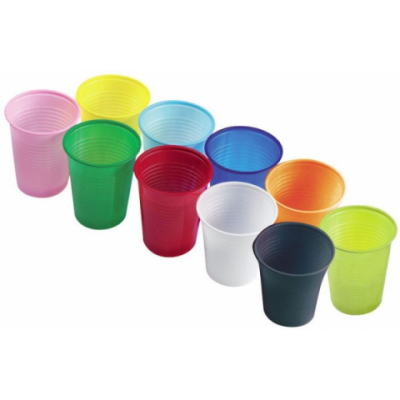 Стакан цветной 200 мл 6 шт 71010 в интернет гипермаркете «Планета Лета». Фото