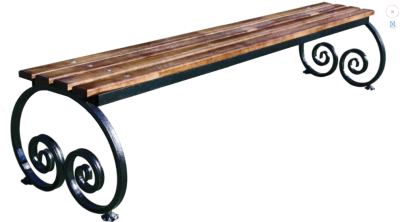 Скамья "Волна" 2м. в интернет гипермаркете «Планета Лета». Фото