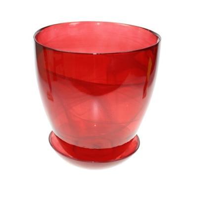 Горшок Органза №3 с п/д d14,5см рубин в интернет гипермаркете «Планета Лета». Фото