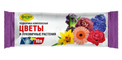 Удобрение сухое Фаско минеральное Цветы и луковичные растения водорастворимое 10гр в интернет гипермаркете «Планета Лета». Фото