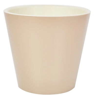 Горшок для цветов InGreen London D280мм, 10,5л c дренажной вставкой, молочный шоколад в интернет гипермаркете «Планета Лета». Фото