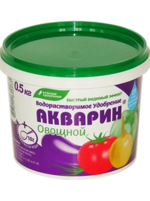 Удобрение водорастворимое "Акварин овощной" 1кг в интернет гипермаркете «Планета Лета». Фото