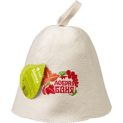 Шапка Добрая банька! 41014 в интернет гипермаркете «Планета Лета». Фото