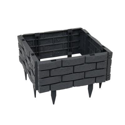 Грядка пластиковая 45*45*20см, графит 9445143 в интернет гипермаркете «Планета Лета». Фото