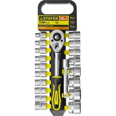 Головка STAYER торцевая RSS 20L 20 предметов 27750-H20 STAYER в интернет гипермаркете «Планета Лета». Фото Головка STAYER торцевая RSS 20L 20 предметов 27750-H20 в интернет гипермаркете «Планета Лета». Фото