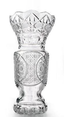 Ваза "Корона" (стекло) D7xH22 см прозрачный в интернет гипермаркете «Планета Лета». Фото