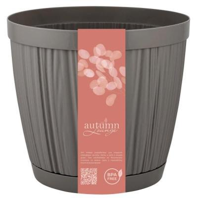 Горшок для цветов Autumn Lounge 6,5л, D240мм, шоколадный макиато в интернет гипермаркете «Планета Лета». Фото