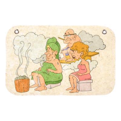 Панно "В парилке" 34,5x21,5 см войлок БШ 41210 в интернет гипермаркете «Планета Лета». Фото