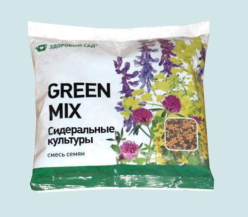 Семена газонной травы Зеленая смесь Грин микс 0,5 кг в интернет гипермаркете «Планета Лета». Фото