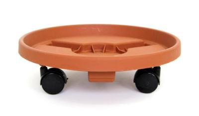 Подставка на колёсах терракот ST312-02 в интернет гипермаркете «Планета Лета». Фото