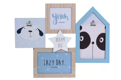 Фоторамка для 3-х фото детская 38,5x31 см NB1990060 в интернет гипермаркете «Планета Лета». Фото