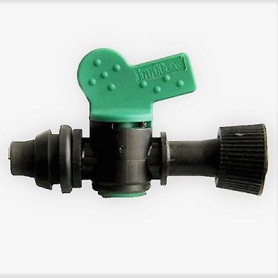 Коннектор д/кап. полива с  краном и резин. кольцом,16мм 8073040 в интернет гипермаркете «Планета Лета». Фото