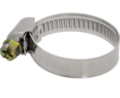 Хомут обжимной 9 мм из НЕРЖ. стали 20 - 32 мм для шланга 1" (2 шт.), MP в интернет гипермаркете «Планета Лета». Фото