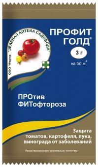 Профит Голд ВДГ 3гр фитофтороз,милдью,пероноспороз в интернет гипермаркете «Планета Лета». Фото