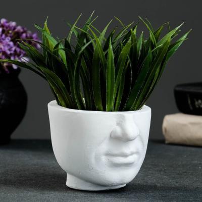 Кашпо Орней белый 12,5х9х11см 0,2л 7503625 в интернет гипермаркете «Планета Лета». Фото