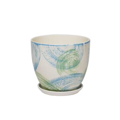 Горшок Бонди высокий овал d15, h13см, 1,4л в интернет гипермаркете «Планета Лета». Фото